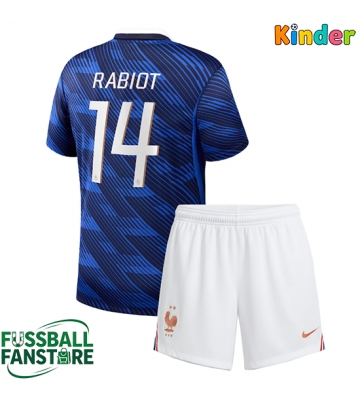 Frankreich Adrien Rabiot #14 Replik Heimtrikot Kinder WM 2026 Kurzarm (+ Kurze Hosen)
